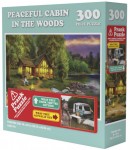 Palapeli: Peaceful Cabin in the Woods - Prank Puzzle (300pcs)