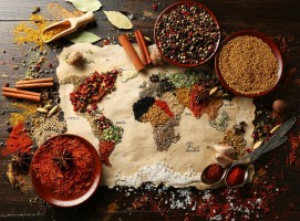Palapeli: World Map in Spices (2000)
