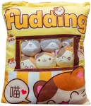 Tyyny: Pudding Cat Yellow Cute Snack Pillow