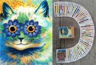 Pelikortit: Psychedelic Cat Playing Cards (Poker Deck)