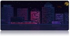 Hiirimatto: Aimetech Extended Gaming Mouse Pad - Neon Cityscape (90x40)