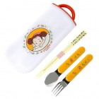 Aterinsetti: My Neighbor Totoro - Chopsticks, Spoon & Fork Set Mei