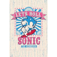 Juliste: Sonic The Hedgehog - Let\'s Roll (61x91.5)