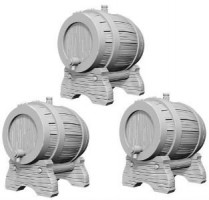 Deep Cuts Unpainted Miniatures: Keg Barrels