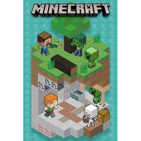 Juliste: Minecraft - Into the Mine (91.5x61cm)