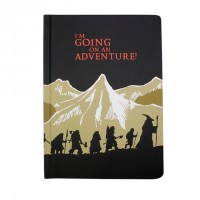 Muistikirja: Hobbit - I\'m Going On An Adventure (A5)