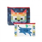 Pussi: Patchwork Cats Eco Pouch Set