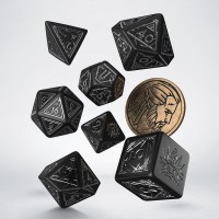 Noppasetti: Witcher - Dice Set. Geralt The Silver Sword