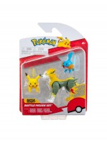 Pokemon: Battle Figure Set - Mudkip, Pikachu, Boltund