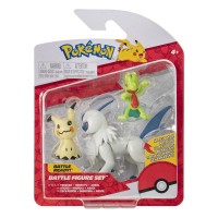 Pokemon: Battle Figure Set - Treecko, Mimikyu, Absol