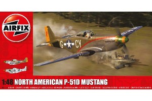 Pienoismalli: Airfix - North American P-51D Mustang (1:48)