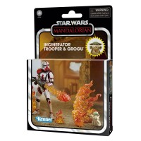 Figuuri: Star Wars The Mandalorian - Incinerator Trooper & Grogu (10cm)