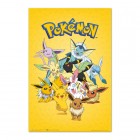 Juliste: Pokemon - Eeveelutions Yellow (61x91,5cm)