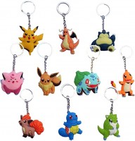 Avaimenper: Pokemon Rubber Keychain (Satunnainen)