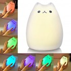 Lamppu: Silicone Cat Night Light
