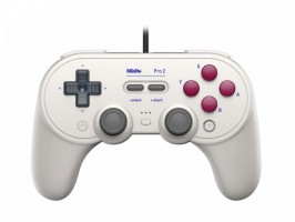 8Bitdo: Pro 2 Wired Gamepad (Grey Classic) (NSW/PC)