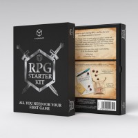 Q-Workshop: RPG Starter Kit (Noppasetti, Pussi, Kyn, Notebook)