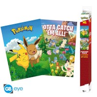 Juliste: Pokemon - Poster Set (2kpl, 52x38cm)