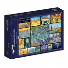Palapeli: Bluebird Puzzle - Vincent Van Gogh Collage (4000)