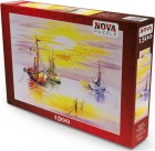 Palapeli: Nova Puzzle - Sunset and Boats (1500)