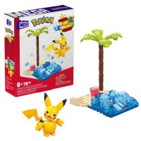 Pokemon: Pikachu Beach Splahs Mega Construx Kit (79pcs)