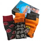 Sukat: Naruto Shippuden Assorted Pack (3 Socks, Adult)