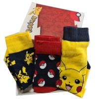Sukat: Pokemon - Assorted Pack (3 Socks, Adult)
