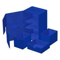 Ultimate Guard: Twin Flip\'n\'tray Xenoskin Monocolor Blue 160+