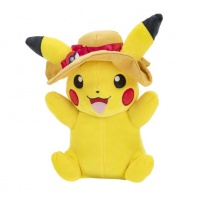 Pehmolelu: Pokemon - Summer Pikachu (Summer Hat, 20cm)