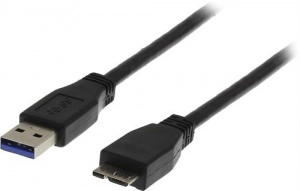 DELTACO USB 3.0 Type A to Micro B Cable 2m