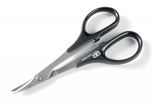 Sakset: Curved scissors for plastic