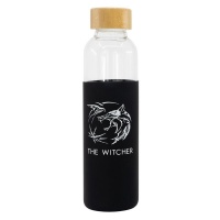 Juomapullo: Netflix The Witcher - Witcher Glass Bottle With Silicone Cover (585ml)