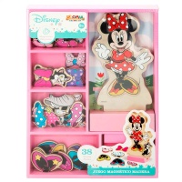 Magneetti: Disney Minnie - Dresses, Wooden Magnetic Set