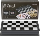 5 in 1 Magnetic (Shakki, Tammi, Backgammon, Domino, Kortit)