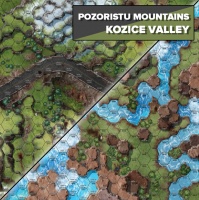 BattleTech: Neoprene Battle Mat - Pozoristo /Kozice Valley