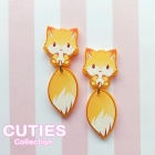 Korvakorut: Cuties Fox Earrings (6cm) (Niramuchu)