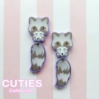 Korvakorut: Cuties Raccoon Earrings (6cm) (Niramuchu)
