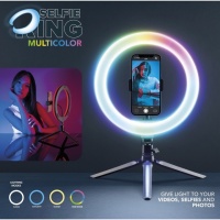 Lamppu: Cellularline - Selfie Ring Multicolor Ring Light