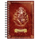 Muistikirja: Harry Potter - Hogwarts (Brown, A5)