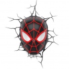 Lamppu: Marvel Spider-Man - Miles Morales Face (3D Led Light)