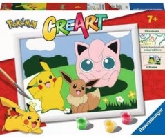 Maalaussetti: CreArt Paint by Numbers - Pokemon Classics