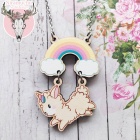 Kaulakoru: Alpacorn Rainbow Necklace (6cm) (Niramuchu)