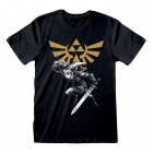 Legend Of Zelda T-shirt Link Starburst Size L