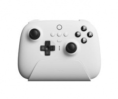8bitdo: Ultimate Bluetooth Controller + Charging Dock (White) (NSW/PC)