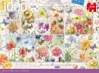Palapeli: Flower Stamps Summer (1000)