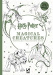 Postikortti: Harry Potter - Magical Creatures Postcard Colouring Book