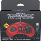 Retro-Bit: Sega MegaDrive USB Controller (Crimson Red)
