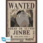 Juliste: One Piece  - Wanted Jinbe (52x38cm)