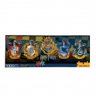 Palapeli: Harry Potter - Crests (1000) (30x91cm)