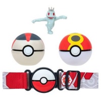 Pokemon: Clip \'n\' Go Pok Ball Belt Set (Repeat, Timer, Machop)